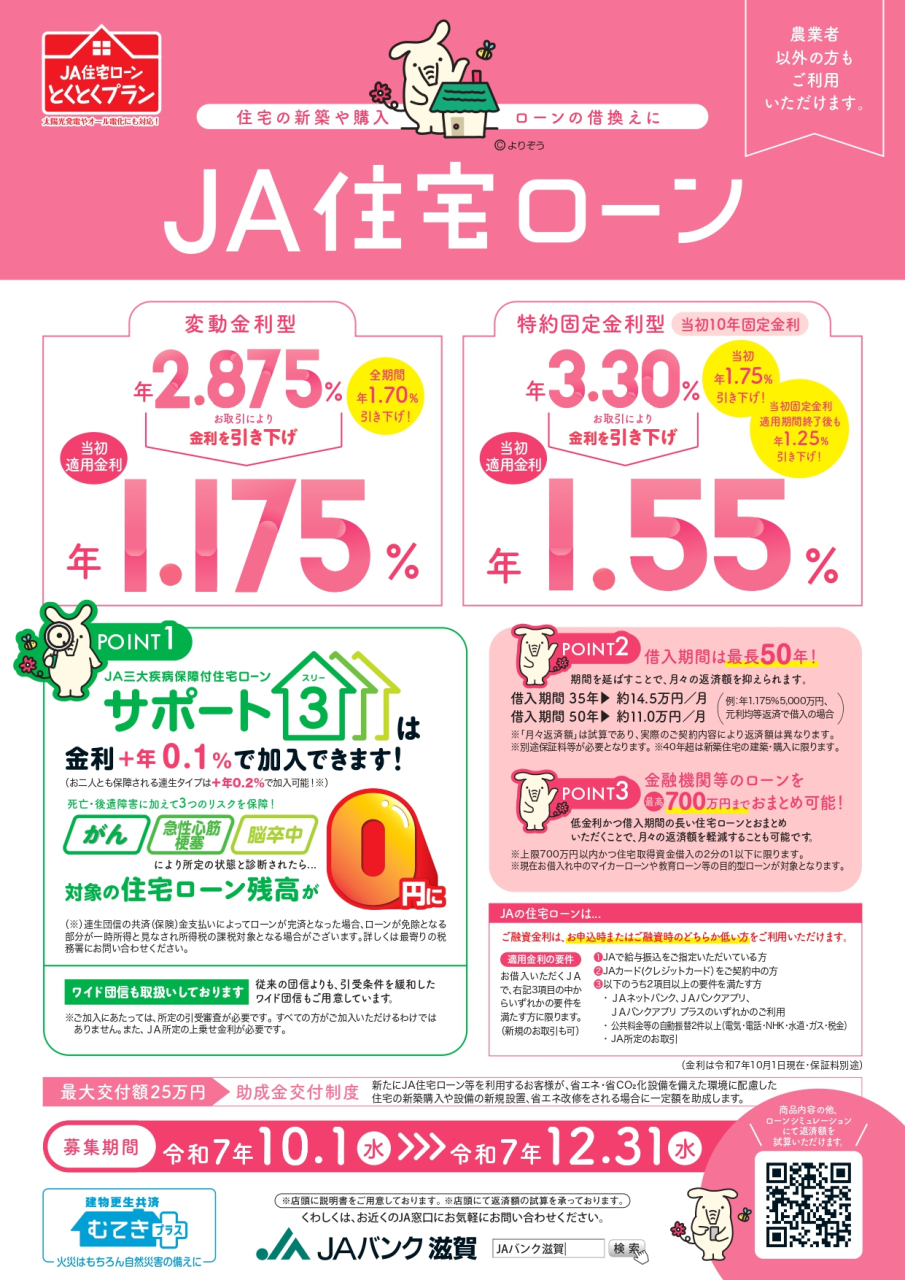 R7.10.1～住宅ローンチラシ