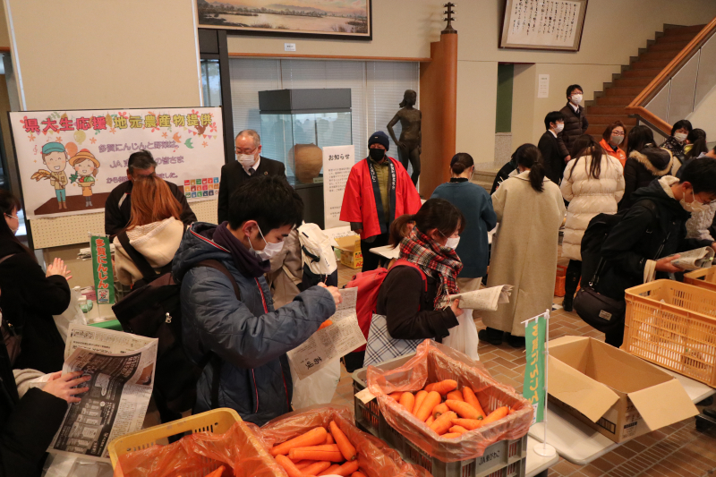 滋賀県立大学の学生へ食糧支援を行いました！